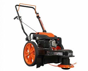 22 in. 170cc Gas Walk Behind String Trimmer Mower