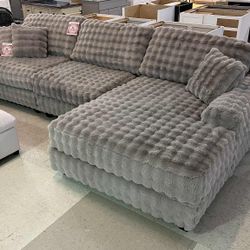 Gorgeous Luxury Fabric Sectional Couch Set 🌟 Fast Delivery Only $39 Down Payment 