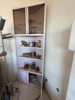 Corner Display Cabinet--Triangular