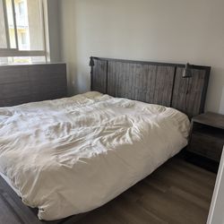 Wooden Bedroom Set From Ashley (bought It For 3500$)