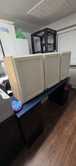 3 Door kitchen cabinet