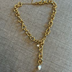 Freshwater Pearl Chunky Chain Necklace