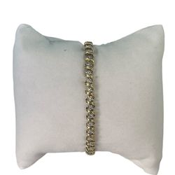 10kt Yellow Gold Diamond Bracelet
