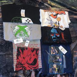 Video Game T Shirts - Read Description For Sizes