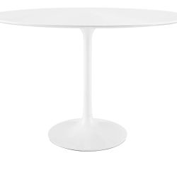 NEW IN BOX 48" Oval Top White Dining Table