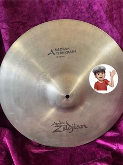 🔥 Zildjian A THIN Crash Cymbal 18” Drum Set Drums