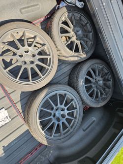 ENKEI Evo X wheels and Kumho Tires
