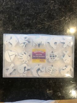 Colorations Easy-Grip Sea Life Stampers