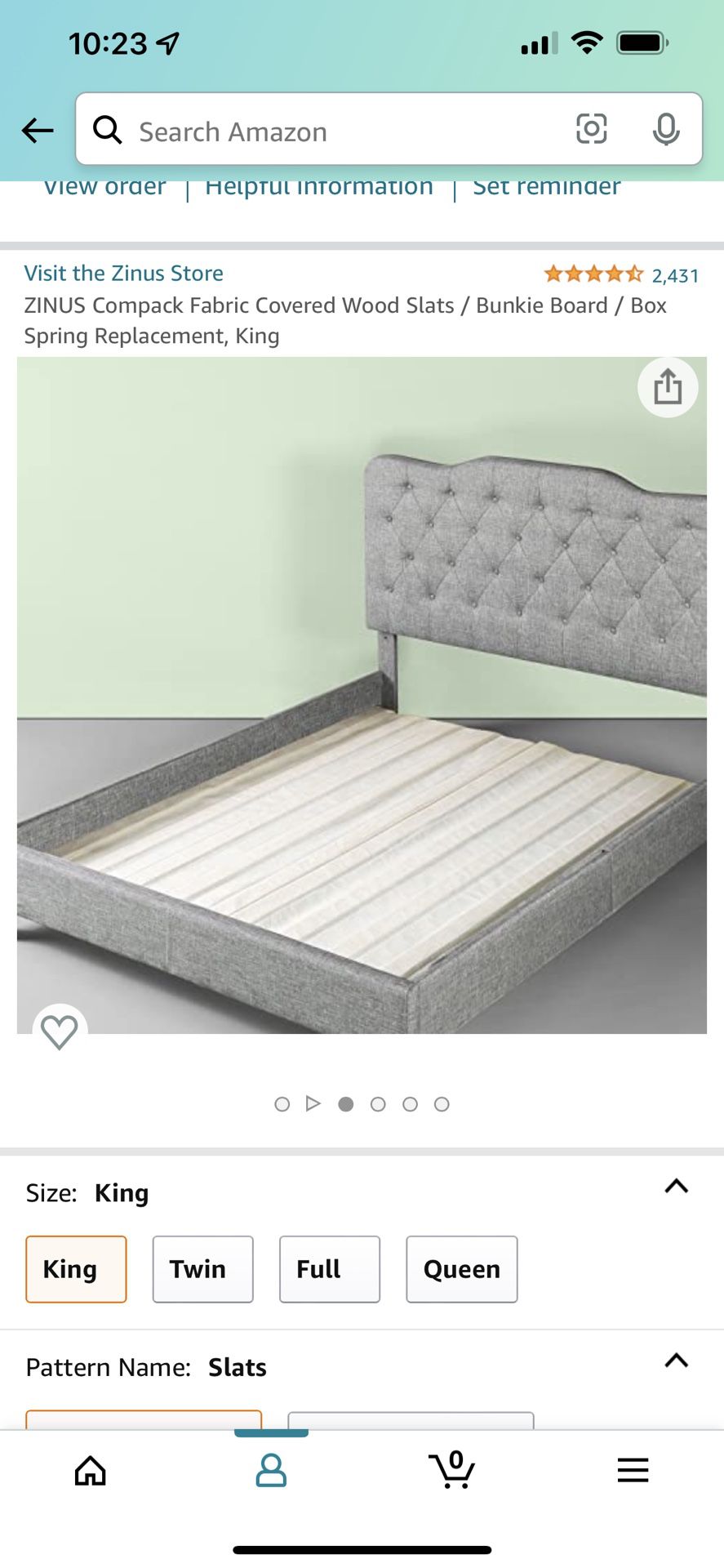 King Size Bed Slats (See Pictures and description)
