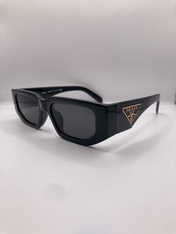 Prada rectangle sunglasses with logo