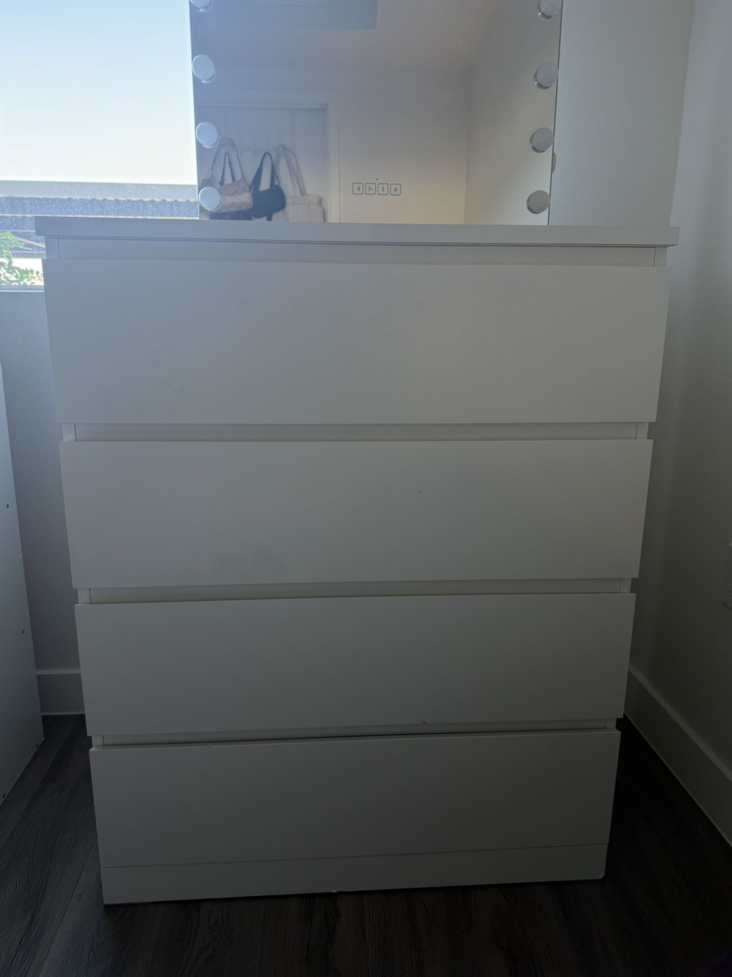 White Ikea dresser
