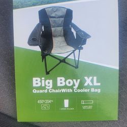 Alpha Camp Big Boy XL Camping Chair with Cooler Bag