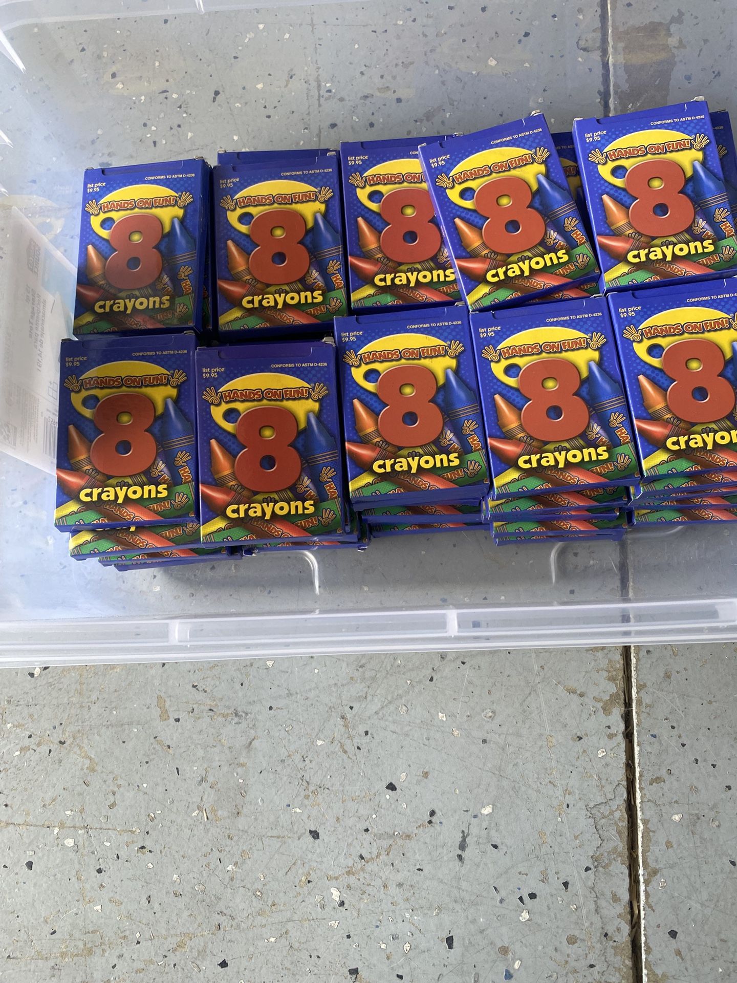 Huge Lot Of 8 Pack Crayons Brand New