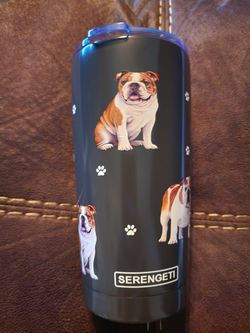 BRAND NEW Serengeti English Bulldogs Tumbler