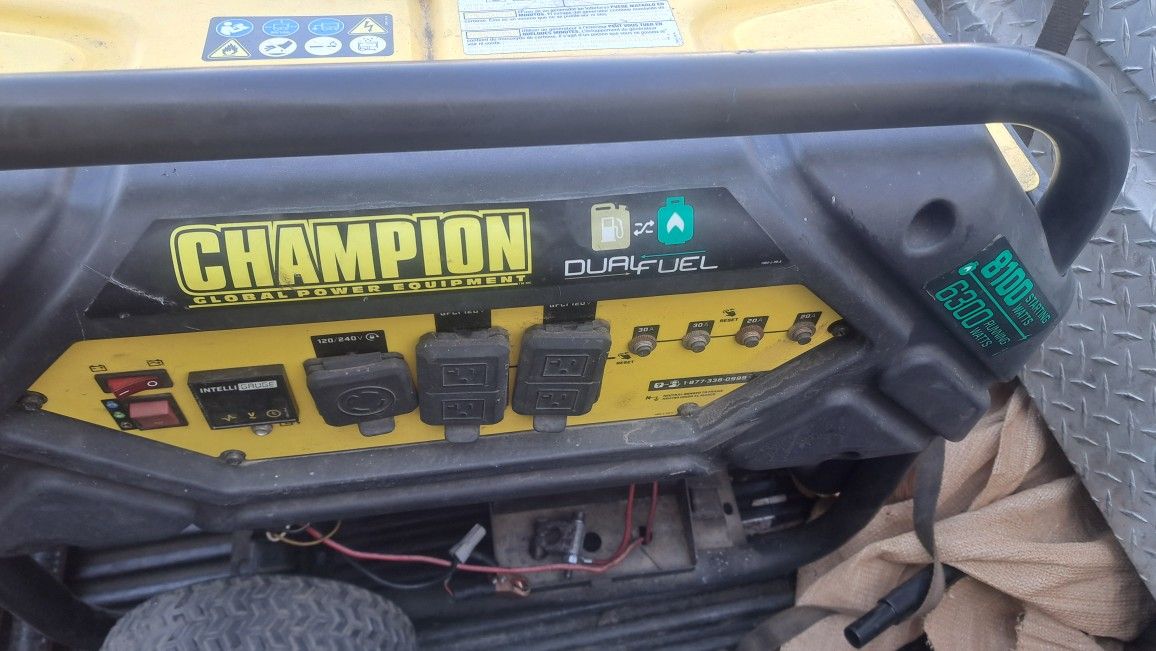 Dual Fuel 9000 Wat Generator