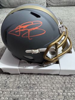Johnny Manziel Signed Autograph Cleveland Browns Slate Mini Football Beckett COA