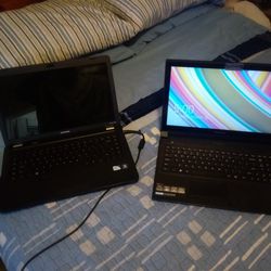 2 Laptops.  Lenovo And Compaq