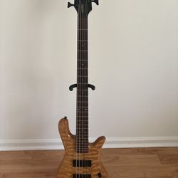 Spector 5-String Bass Guitar – Natural Finish – Great Condition