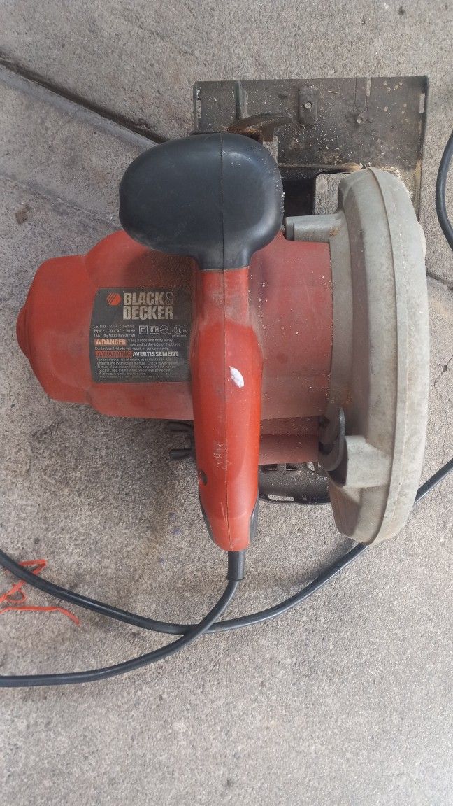 Black And Decker Circular Saw