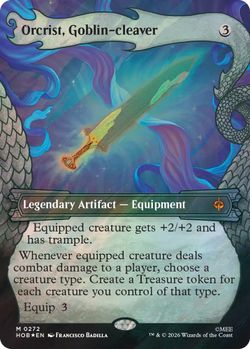 Orcrist, goblin cleaver surge foil