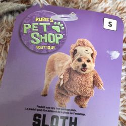 Sloth Pet Costume Small 