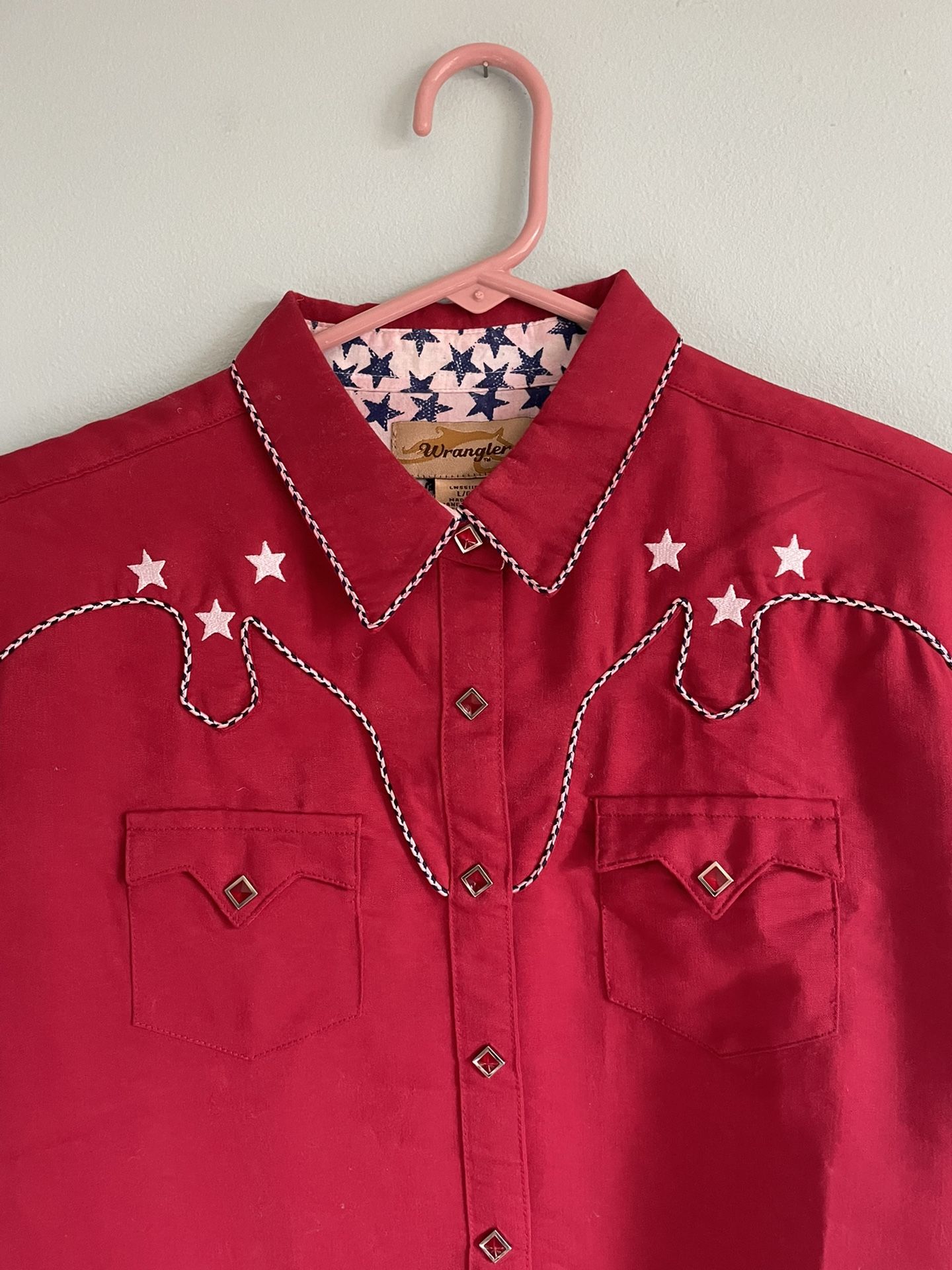 Vintage Womens Red Wrangler Shirt