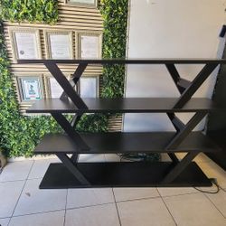 Book Shelving Unit Cubicle Storage Shelves Wood Organizer 