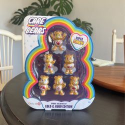 Gold And Ruby Edition Care Bear Collector Set