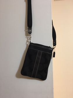 COACH crossbody black bag.