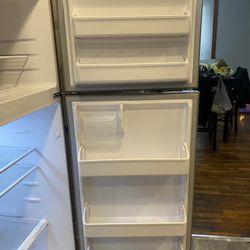 Stainless Steel Refrigerator and Stove