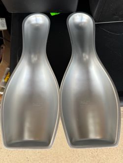 Pair of 1972 Wilton Bowling Ball Pin Set Cake Pan Mold (contact info removed)