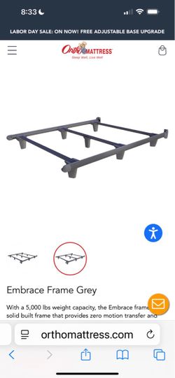 Heavy Duty Embrace Cal King Bed Frame