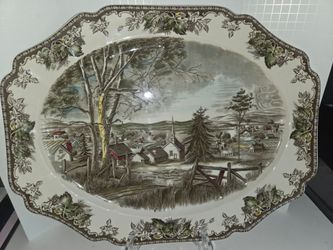 Johnson Brothers The Friendly Village platter