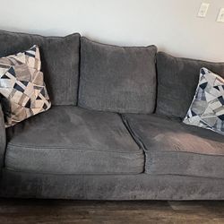 QUEEN SLIPPER (SOFA COUCH) - DINNING TABLE W/ 6 SEATS 