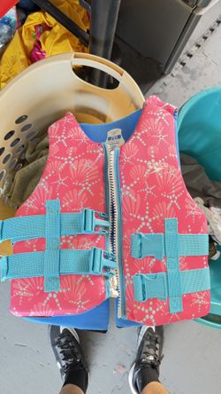 Speedo Youth USCG Approved Life Vest (50-90 lbs) - Pink Seashell