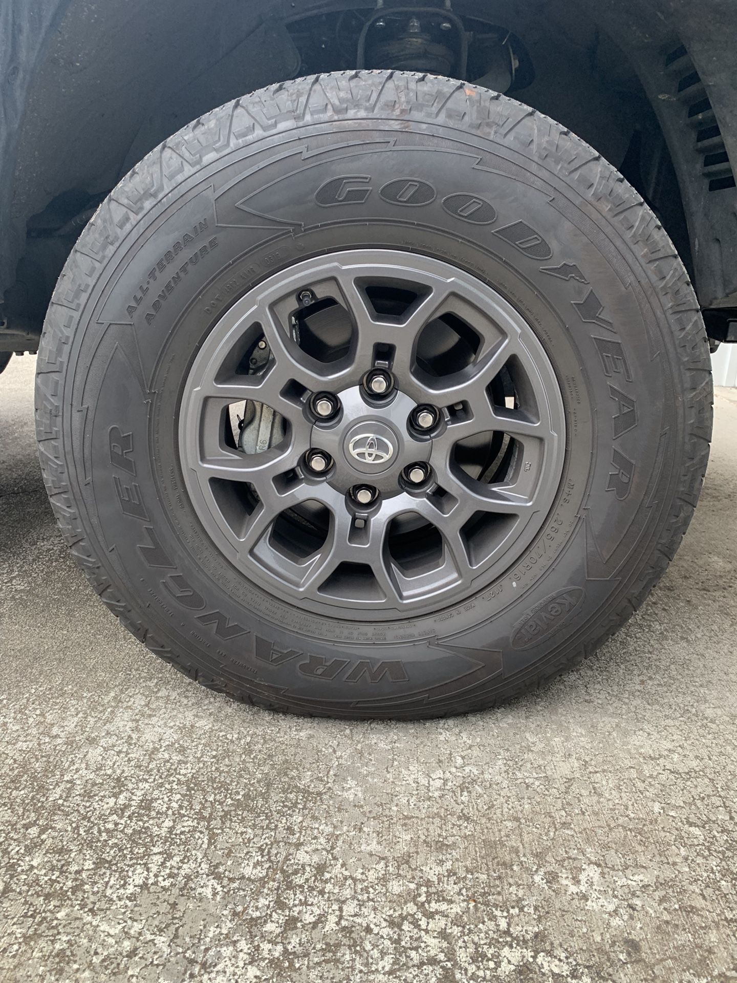 16” Toyota Tacoma Wheels w/ Goodyear Tires