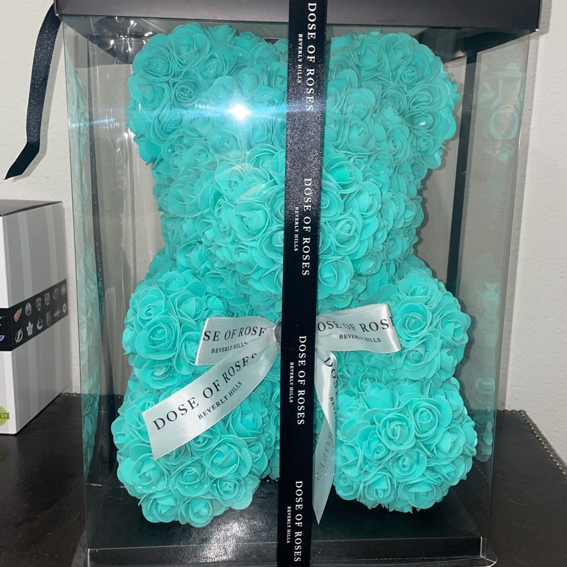 Dose Of Roses Teddy Bear Tiffany Blue General