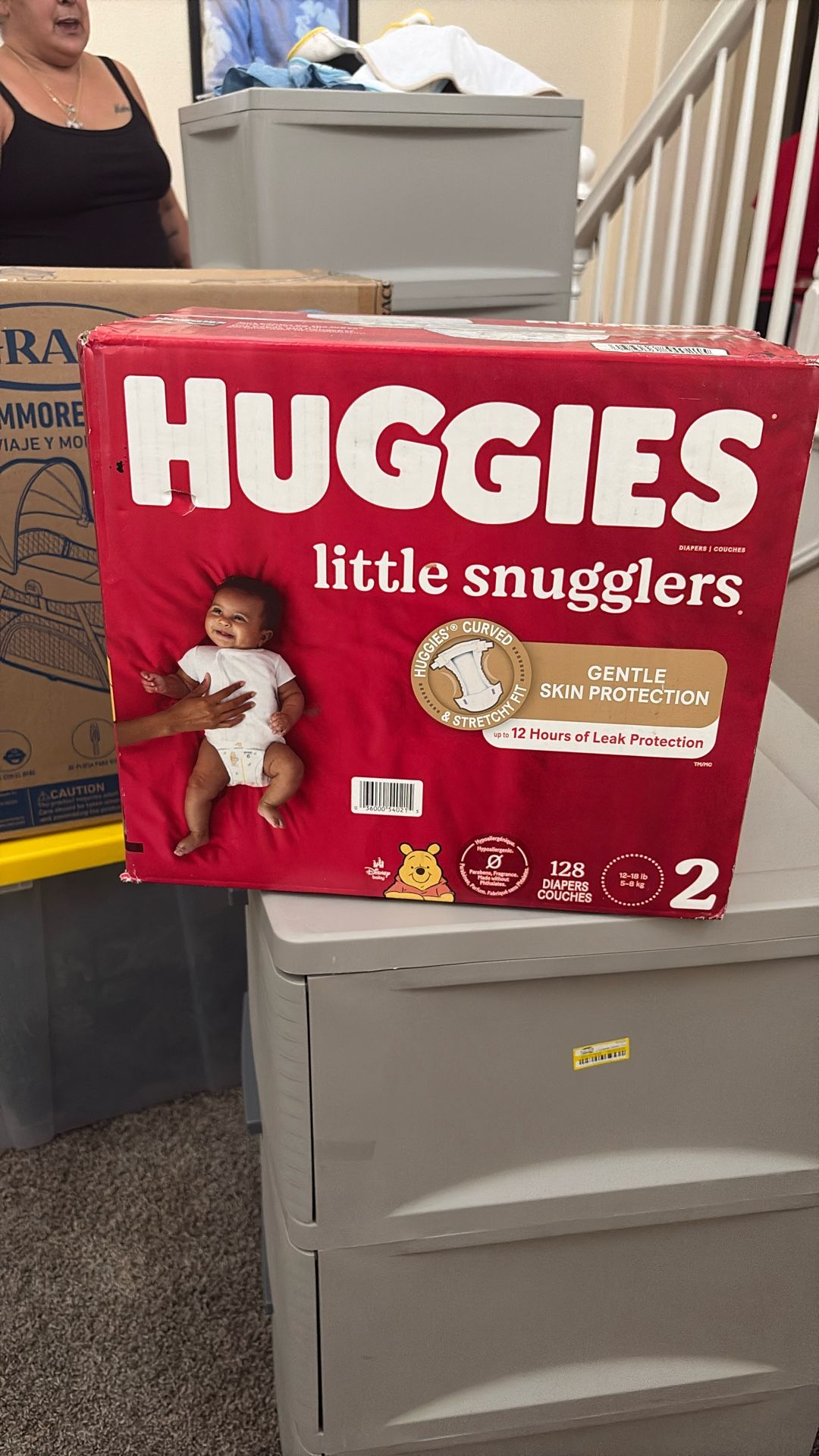 Huggies Little Snugglers in trouble Size 2 128 Diapers