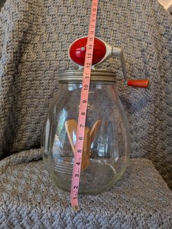 Red Dazey Butter Churn Jar