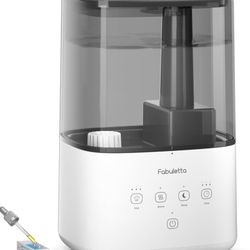 Humidifier for Bedroom, 4.5L Warm and Cool Mist Large Room for Home, Top Fill with 45H Runtime, 3 Mist Levels, Essential Oil Diffuser