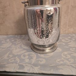 Brand New Mercury Glass Lantern Candle Holder/Vase