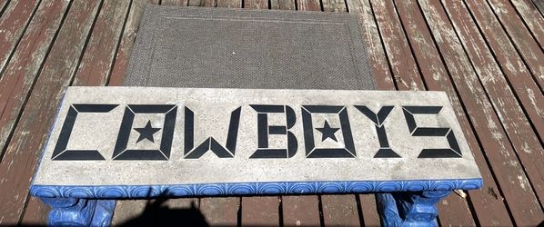 Dallas Cowboy bench