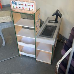 Kids Grocery Checkout Stand 