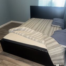 Wooden Black FULL SIZE Bed Frame