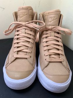 Women’s Nike Blazer 77 High Top Sneakers (Size 7.5 US) Great Condition Tan Leather