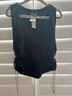 Black crop top