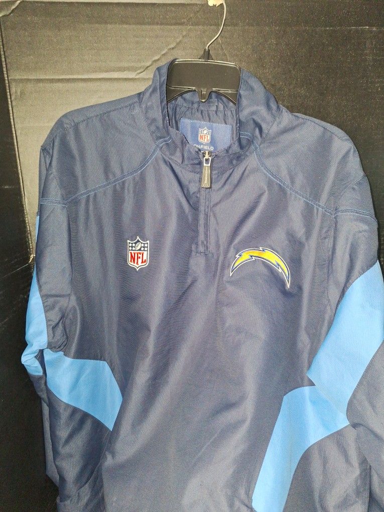 CHARGERS VINTAGE TRACK JACKET.  
