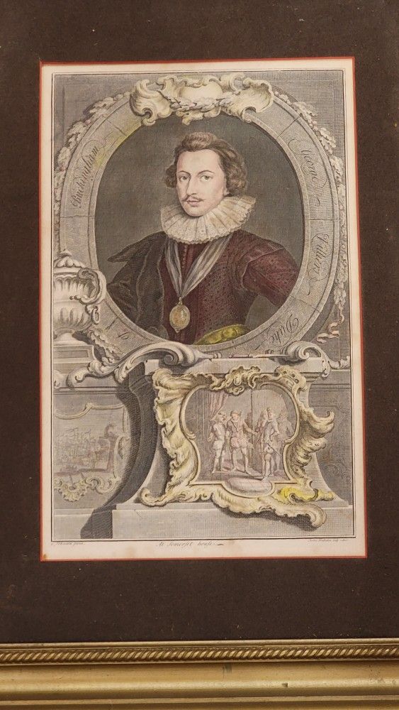Antique Portrait of George Villiers, 1st Duke of Buckingham