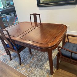 Rosewood Dining Table Set 