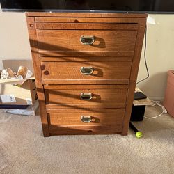 Hickory 5-Drawer Dresser
